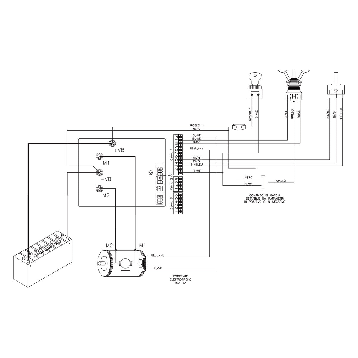 CONTROLLER 4QHF3D 48V - Taglia 90A / Corrente 81A
