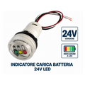 Indicatore elettronico batteria BLM24V, versione 24V a LED
