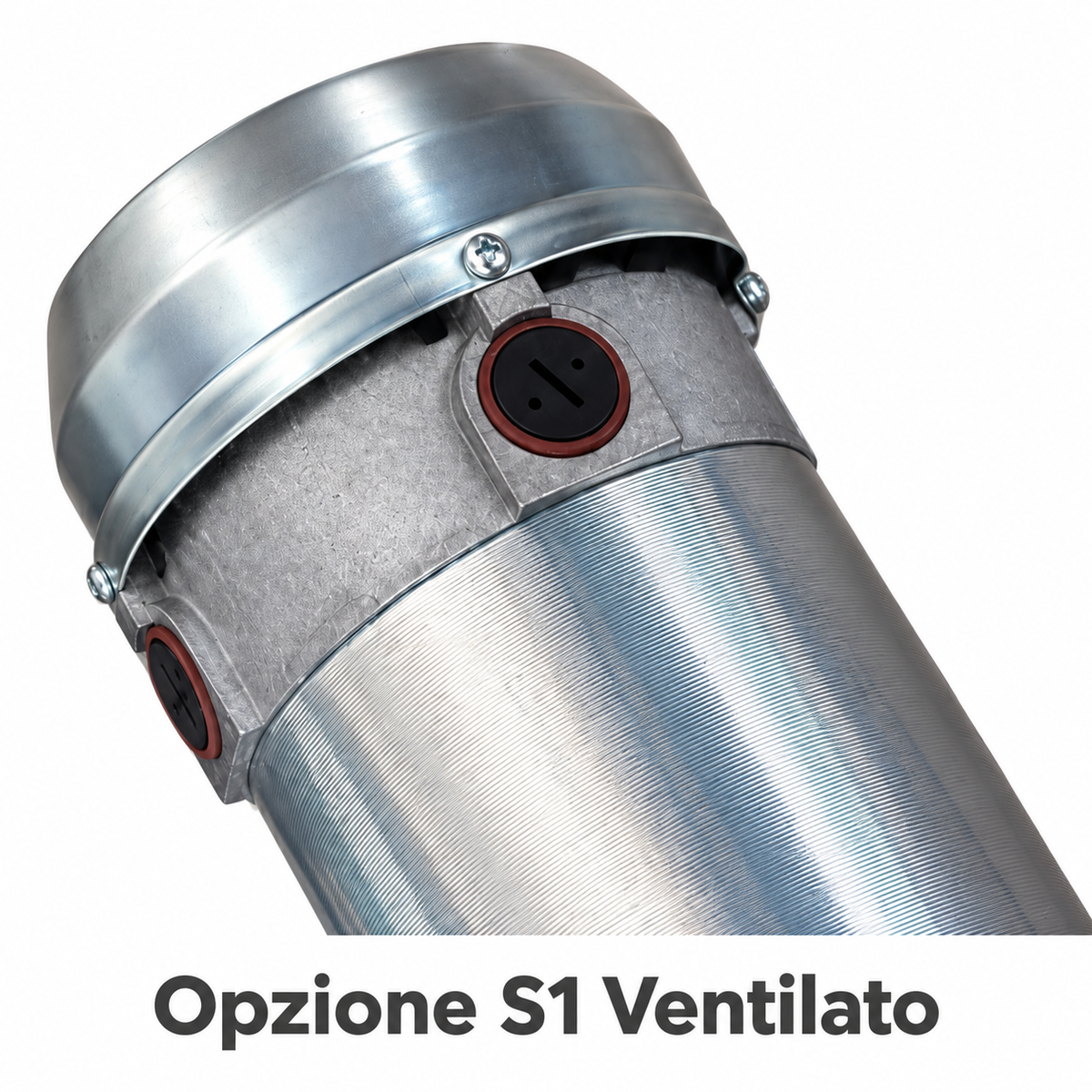 Opzione S1 Ventilato per motori elettrici serie D, E, M e L