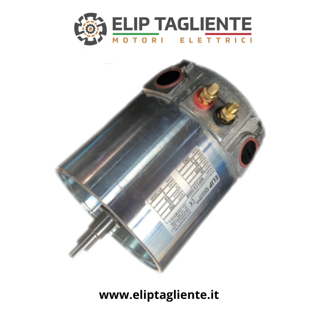 Motore elettrico DC 24V 250W CFR MP113.0191 su sfondo bianco