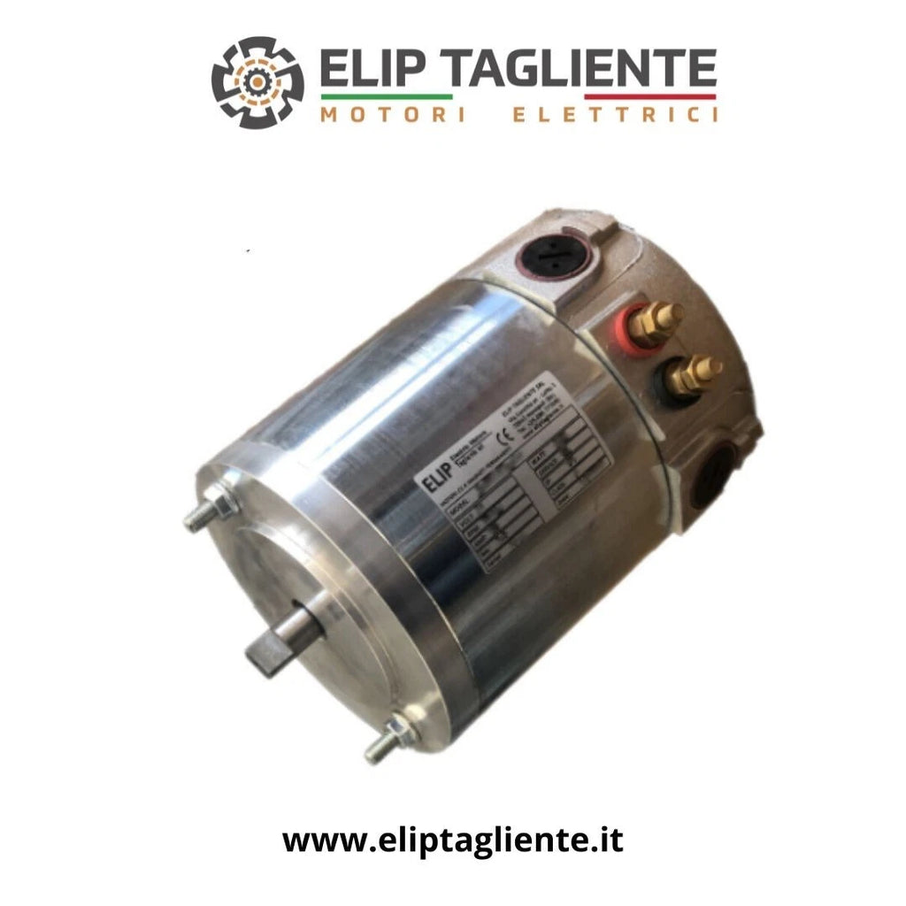 Motore elettrico DC 24V 700W CFR MP113.0458A su sfondo bianco