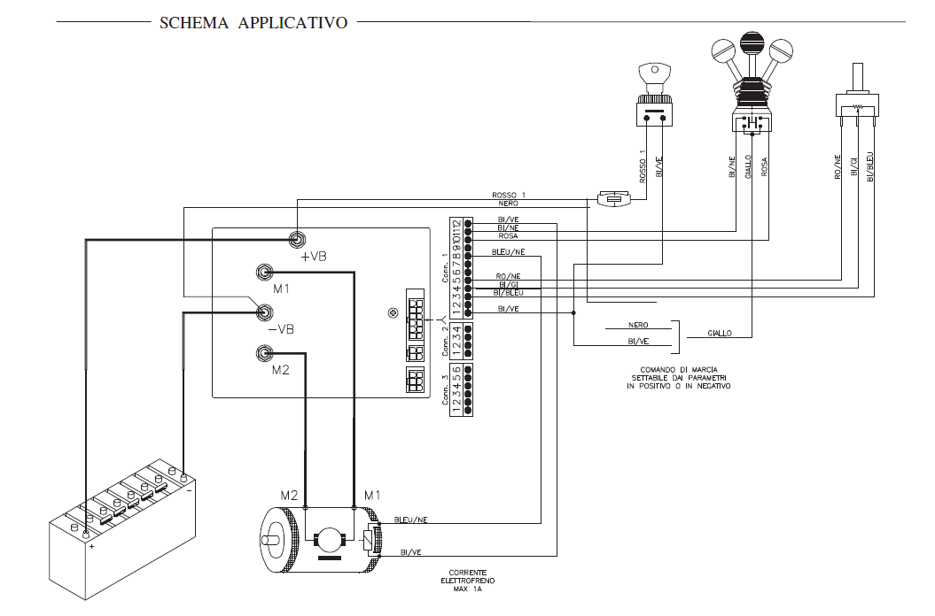 CONTROLLER 4QHF3D 12V - Taglia 60A / Corrente 55A
